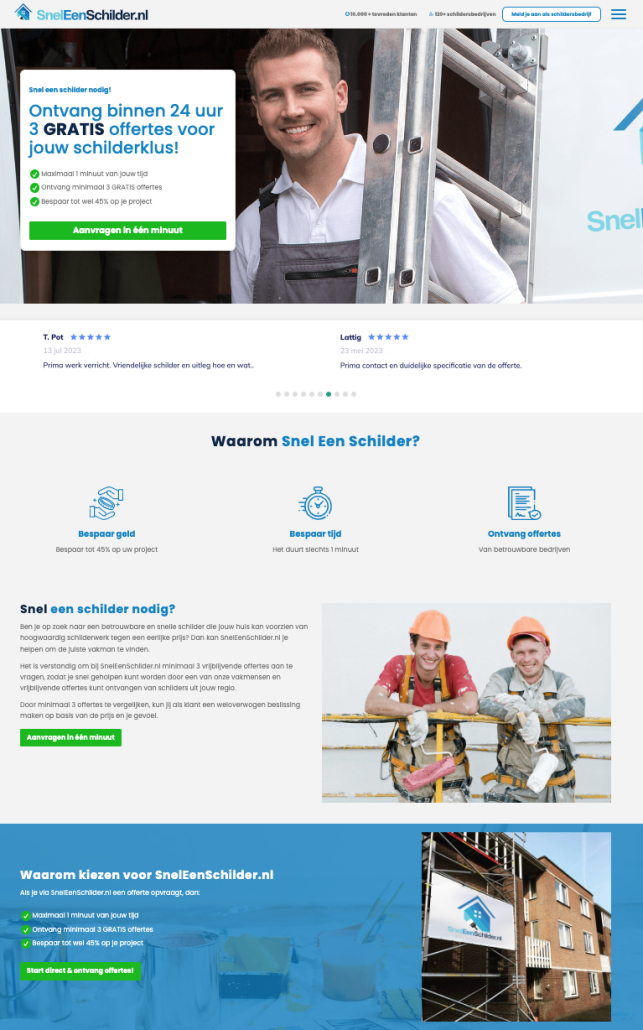 Webdesign Wervershoof - Project Direct ✓ Website laten maken ✓ WordPress ✓ Webdesign ✓ Webwinkel ✓ Vindbaar in Google